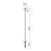 LED градински стълб с колче за земя REDO OUTDOOR 90902 SPILLO H80 LED 3.5W IP65 CO 2700K