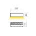 REDO OUTDOOR 90917 AROOS AP LED 7.5W IP65 SWH 2700K
