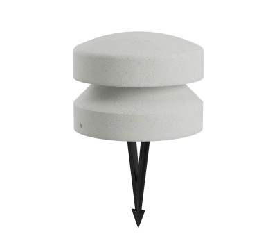 REDO OUTDOOR 91124 CLIFF D25xH18.5 15W IP65 IVORY 3000K