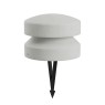 REDO OUTDOOR 91124 CLIFF D25xH18.5 15W IP65 IVORY 3000K
