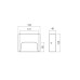 REDO OUTDOOR 91129 SASHI LED 6W IP65 TERRACOTTA 2700K
