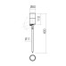 Градински прожектор с колче за земя REDO OUTDOOR 91170 STAKE H40 GU10 1x7W IP65 AB