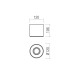REDO OUTDOOR 91184 FUNN PL LED 9W IP65 DG 2700K