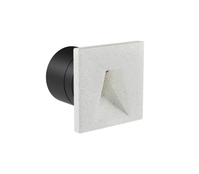 LED фасадна луна за вграждане в стена REDO OUTDOOR 91193 BAST LED 2.5W IP65 IVORY 2700K