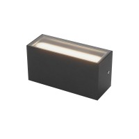 REDO OUTDOOR 91226-DALI LIMAS AP LED 2 x 12W DALI IP65 CCT 2700K-3000K SBK