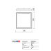 LED фасаден плафон REDO OUTDOOR 9191 BEZEL