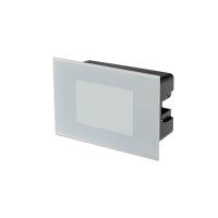 LED фасадна луна за вграждане в стена REDO OUTDOOR FA02NW XFADE 3W 4000K IP65