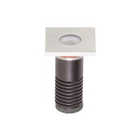 LED луна за вграждане в земя REDO OUTDOOR GD12WW45 XGROUND 1W 24V DC 3000K IP67 45° SS