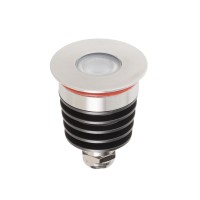 LED луна за вграждане в земя REDO OUTDOOR GD13NW45 XGROUND 3W 24V DC 4000K IP67 45° SS