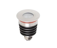 LED луна за вграждане в земя REDO OUTDOOR GD13WW45 XGROUND 3W 24V DC 3000K IP67 45° SS