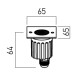 LED луна за вграждане в земя REDO OUTDOOR GD16UWW36 XGROUND 6W 24V DC 2700K IP67 36° SS