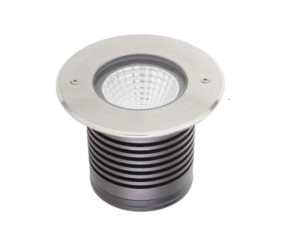 LED луна за вграждане в земя REDO OUTDOOR GD17WW40 XGROUND 15W 100-245V AC 3000K IP67 40° SS