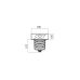 LED луна за вграждане в земя REDO OUTDOOR GD20NW36 XGROUND 25W 90-265V AC 4000K IP67 36° SS