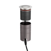LED луна за вграждане в земя REDO OUTDOOR GD21WW3 XGROUND 10W 100-265V AC 3000K IP67 3° SS
