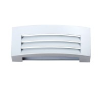 VK LEADING LIGHT VK/01001/W 1 x E27 ETA WHITE FACADE WALL LAMP IP54