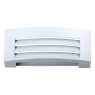 VK LEADING LIGHT VK/01001/W 1 x E27 ETA WHITE FACADE WALL LAMP IP54