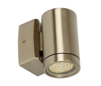 VK LEADING LIGHT VK/01045/304/MC BRASO 1 x GU10 CHROME FACADE WALL LAMP IP65 VK LEADING LIGHT VK/01045/304/MC BRASO 1 x GU10 CHROME FACADE WALL LAMP IP65
