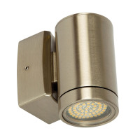 VK LEADING LIGHT VK/01045/304/MC BRASO 1 x GU10 CHROME FACADE WALL LAMP IP65 VK LEADING LIGHT VK/01045/304/MC BRASO 1 x GU10 CHROME FACADE WALL LAMP IP65