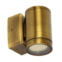 Фасаден аплик VK LEADING LIGHT VK/01045/ABS BRASO 1 x GU10 BRONZE FACADE WALL LAMP IP65 Фасаден аплик VK LEADING LIGHT VK/01045/ABS BRASO 1 x GU10 BRONZE FACADE WALL LAMP IP65