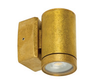 VK LEADING LIGHT VK/01045/NB BRASO 1 x GU10 NATURAL BRASS FACADE WALL LAMP IP65 VK LEADING LIGHT VK/01045/NB BRASO 1 x GU10 NATURAL BRASS FACADE WALL LAMP IP65