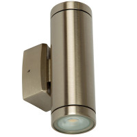 VK LEADING LIGHT VK/01046/304/MC BRASO 2 x GU10 CHROME FACADE WALL LAMP IP65 VK LEADING LIGHT VK/01046/304/MC BRASO 2 x GU10 CHROME FACADE WALL LAMP IP65
