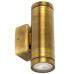 VK LEADING LIGHT VK/01046/ABS BRASO 2 x GU10 BRONZE FACADE WALL LAMP IP65 VK LEADING LIGHT VK/01046/ABS BRASO 2 x GU10 BRONZE FACADE WALL LAMP IP65