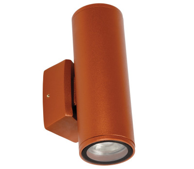 VK LEADING LIGHT VK/01046/TR BRASO 2 x GU10 TERRACOTTA FACADE WALL LAMP IP65 VK LEADING LIGHT VK/01046/TR BRASO 2 x GU10 TERRACOTTA FACADE WALL LAMP IP65
