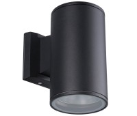 VK LEADING LIGHT VK/01058/B 1 x E27 BLACK FACADE WALL LAMP IP54