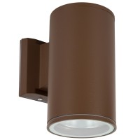 VK LEADING LIGHT VK/01058/BR LET 1 x E27 BROWN FACADE WALL LAMP IP54