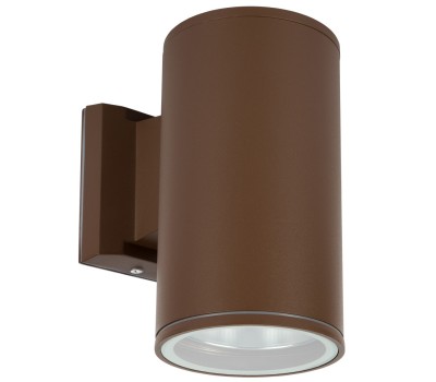 VK LEADING LIGHT VK/01058/BR LET 1 x E27 BROWN FACADE WALL LAMP IP54