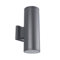 VK LEADING LIGHT VK/01059/AN LET 2 x E27 ANTHRACITE FACADE WALL LAMP IP54