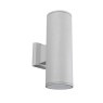 Фасаден аплик VK LEADING LIGHT VK/01059/G LET 2 x E27 GREY FACADE WALL LAMP IP54