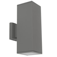 VK LEADING LIGHT VK/01065/AN LET 2 x E27 ANTHRACITE FACADE WALL LAMP IP54