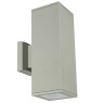 Фасаден аплик VK LEADING LIGHT VK/01065/G LET 2 x E27 GREY FACADE WALL LAMP IP54