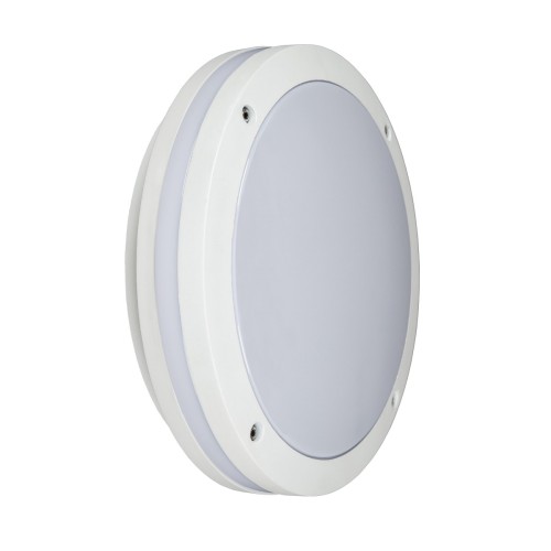 VK LEADING LIGHT VK/01077/W ARE 1 x E27 WHITE FACADE CEILING LAMP IP54