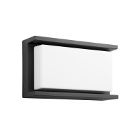 VK LEADING LIGHT VK/01079/AN WHITE 1 x E27 ANTHRACITE FACADE WALL LAMP IP54