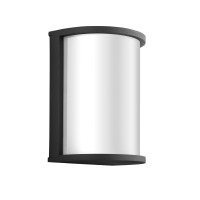 VK LEADING LIGHT VK/01081/AN WHITE 1 x E27 ANTHRACITE FACADE WALL LAMP IP54