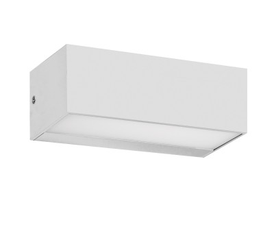 VK LEADING LIGHT VK/01082/W ETA 1 x E27 WHITE FACADE WALL LAMP IP65