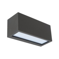 VK LEADING LIGHT VK/01084/AN ETA 1 x E27 ANTHRACITE FACADE WALL LAMP IP54