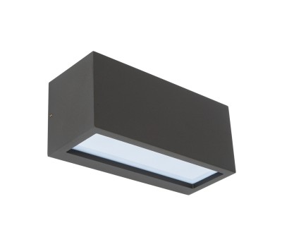VK LEADING LIGHT VK/01084/AN ETA 1 x E27 ANTHRACITE FACADE WALL LAMP IP54