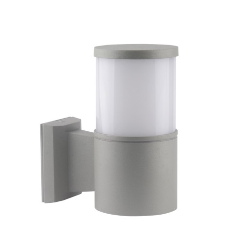 VK LEADING LIGHT VK/01090/G ENA 1 x E27 GREY FACADE WALL LAMP IP54