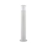 VK LEADING LIGHT VK/01091/W/75 CITY 1 x E27 WHITE GARDEN BOLLARD LAMP IP54
