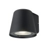 VK LEADING LIGHT VK/01095/B NUUN 1 x GU10 BLACK FACADE WALL LAMP IP54