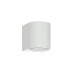 VK LEADING LIGHT VK/01112/W EDGE 1 x GU10 WHITE FACADE WALL LAMP IP65