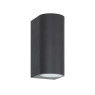 Фасаден аплик VK LEADING LIGHT VK/01113/AN EDGE 2 x GU10 ANTHRACITE FACADE WALL LAMP IP65