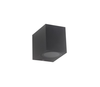 VK LEADING LIGHT VK/01114/AN EDGE 1 x GU10 ANTHRACITE FACADE WALL LAMP IP65