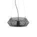 Градински пендел VK LEADING LIGHT VK/01118/PE/B/45 ORANCE 1 x GU10 IP44 BLACK GARDEN PENDANT LAMP