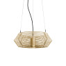 Градински пендел VK LEADING LIGHT VK/01118/PE/GD/45 ORANCE 1 x GU10 IP44 GOLD GARDEN PENDANT LAMP