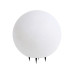 VK LEADING LIGHT VK/01128/W/45 BALA 1 x E27 WHITE GARDEN LAMP IP65 VK LEADING LIGHT VK/01128/W/45 BALA 1 x E27 WHITE GARDEN LAMP IP65