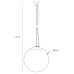 VK LEADING LIGHT VK/01129/PE/W/45 BALA 1 x E27 WHITE GARDEN PENDANT LAMP IP54 VK LEADING LIGHT VK/01129/PE/W/45 BALA 1 x E27 WHITE GARDEN PENDANT LAMP IP54